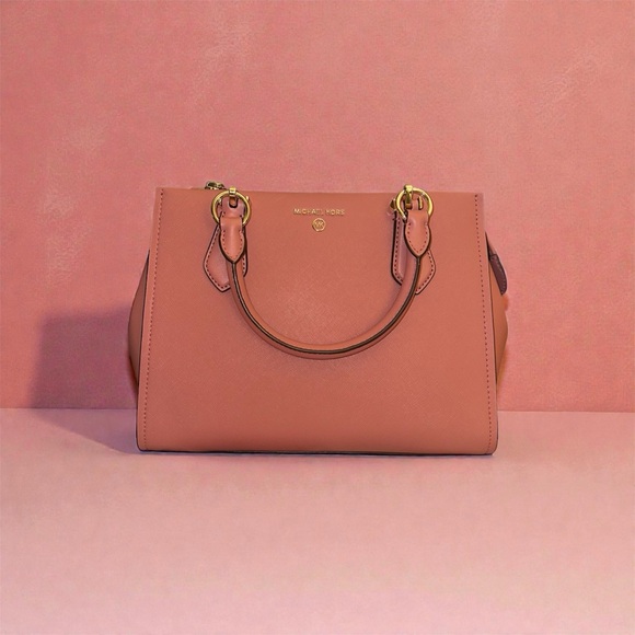 Michael Kors Handbags - Michael Kors Marilyn Saffiano Leather Satchel Bag